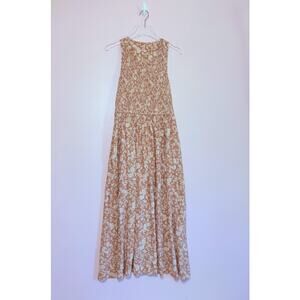 Matilda Jane Lauren Women's Midi Dress in Brown Floral Size Large